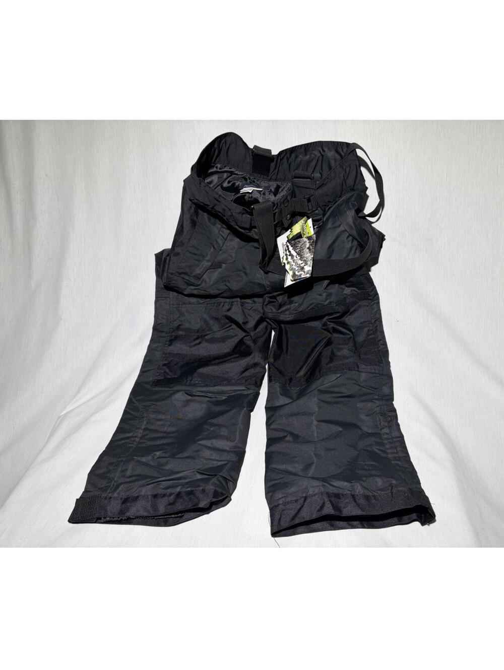 Pulse Men’s Black Insulated Nylon Snow Bib Pants M 32x32 Ski/Snowboard